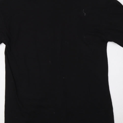 Boohoo Womens Black   T-Shirt Dress  Size 8