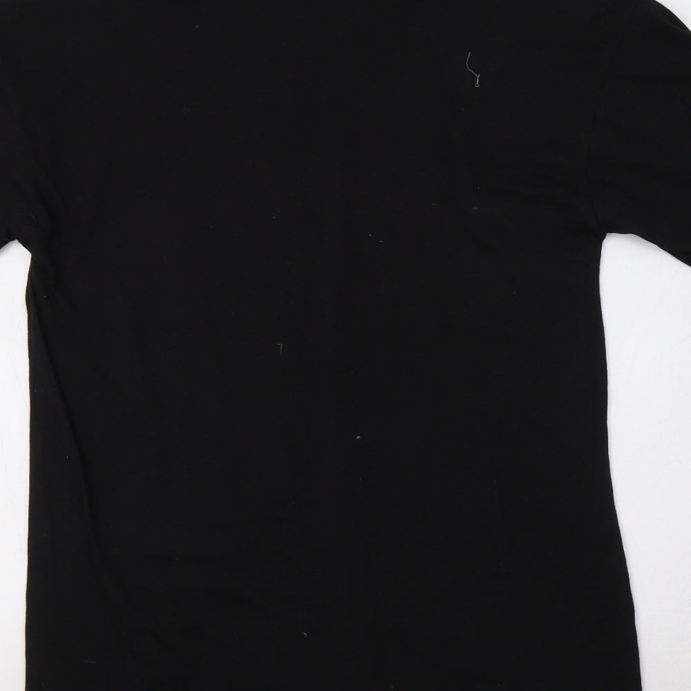 Boohoo Womens Black   T-Shirt Dress  Size 8