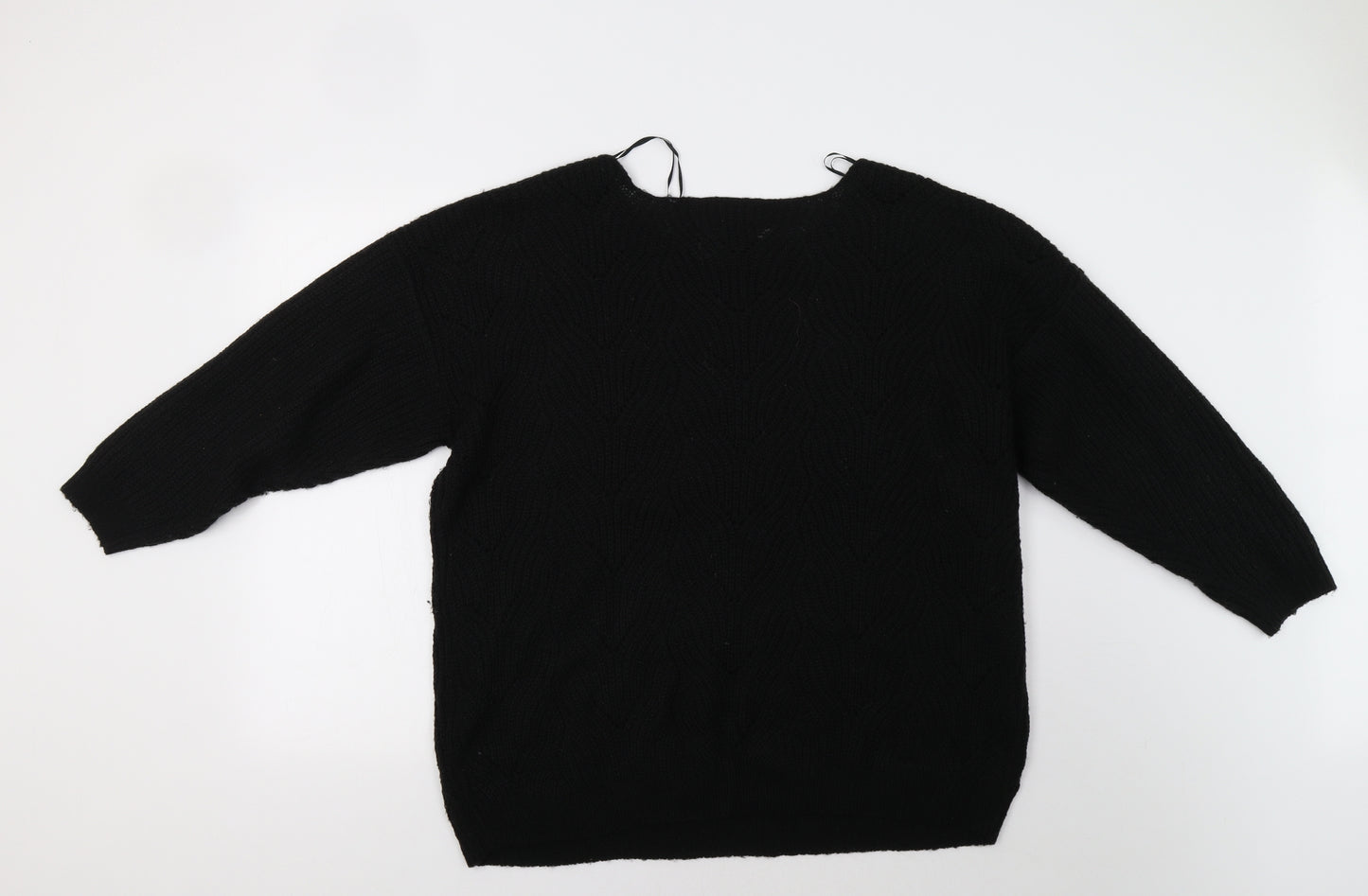 Kapalua Womens Black   Pullover Jumper Size L
