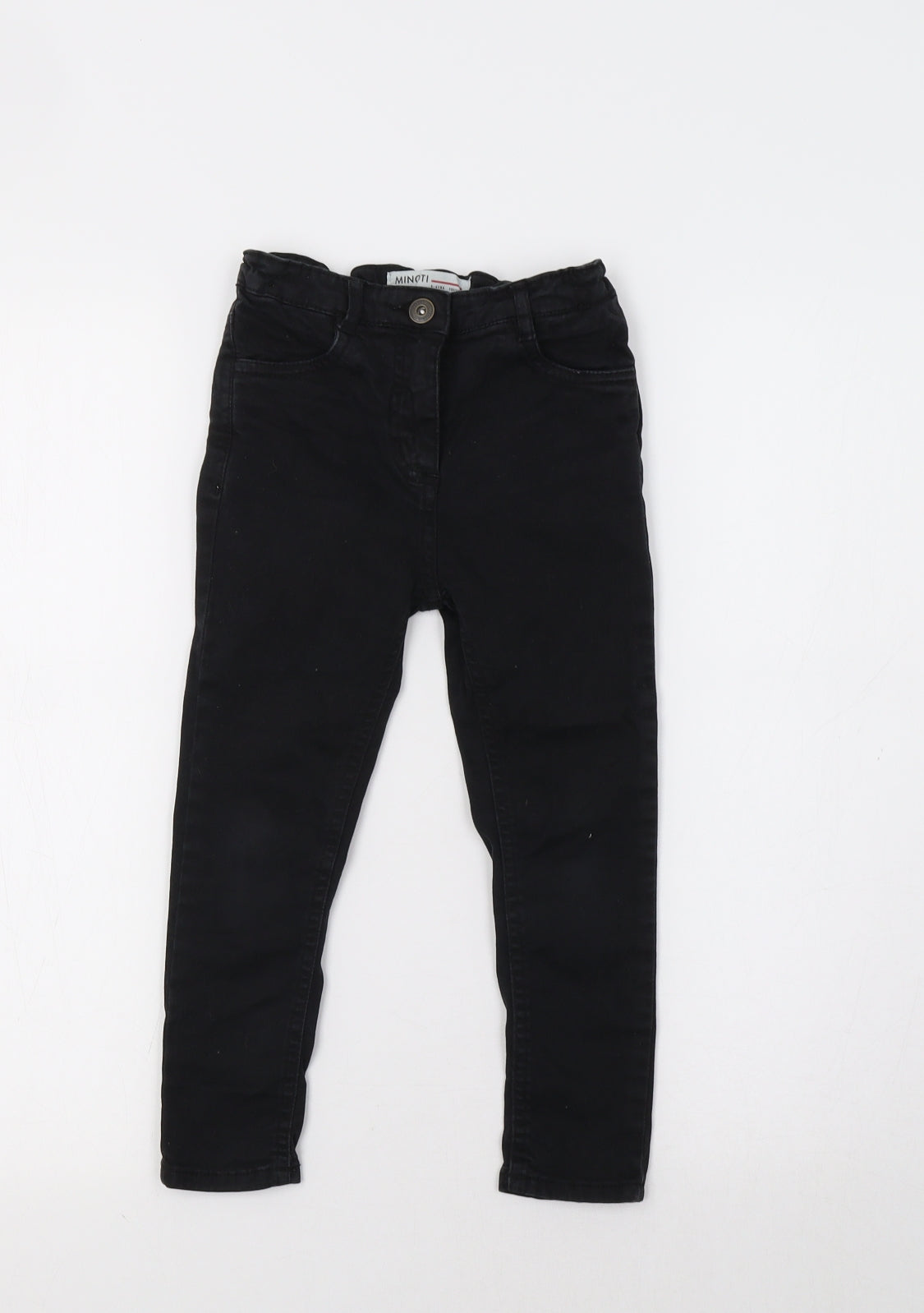 Minoti Girls Black   Skinny Jeans Size 5-6 Years