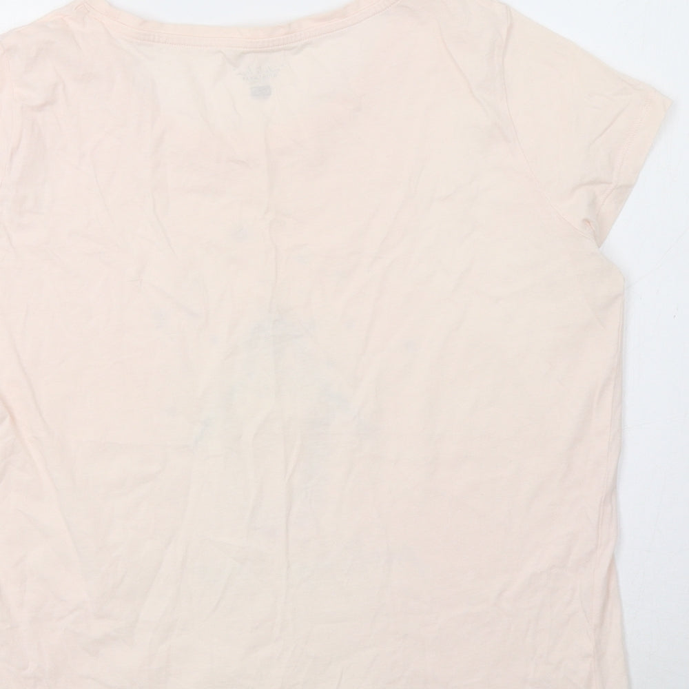 F&F Womens Pink   Top Pyjama Top Size 16  - Penguin