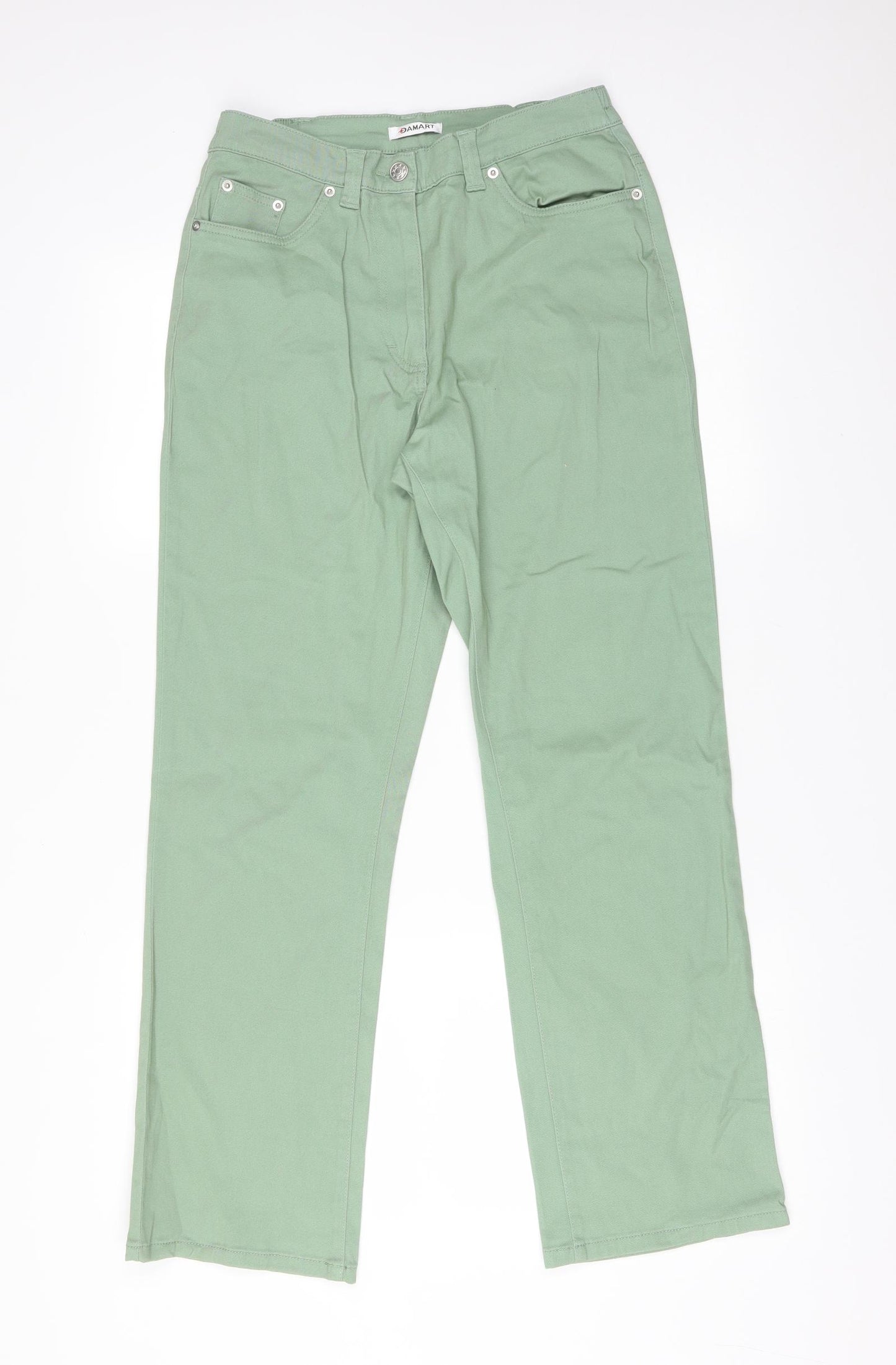 Damart Womens Green   Straight Jeans Size 10 L29 in