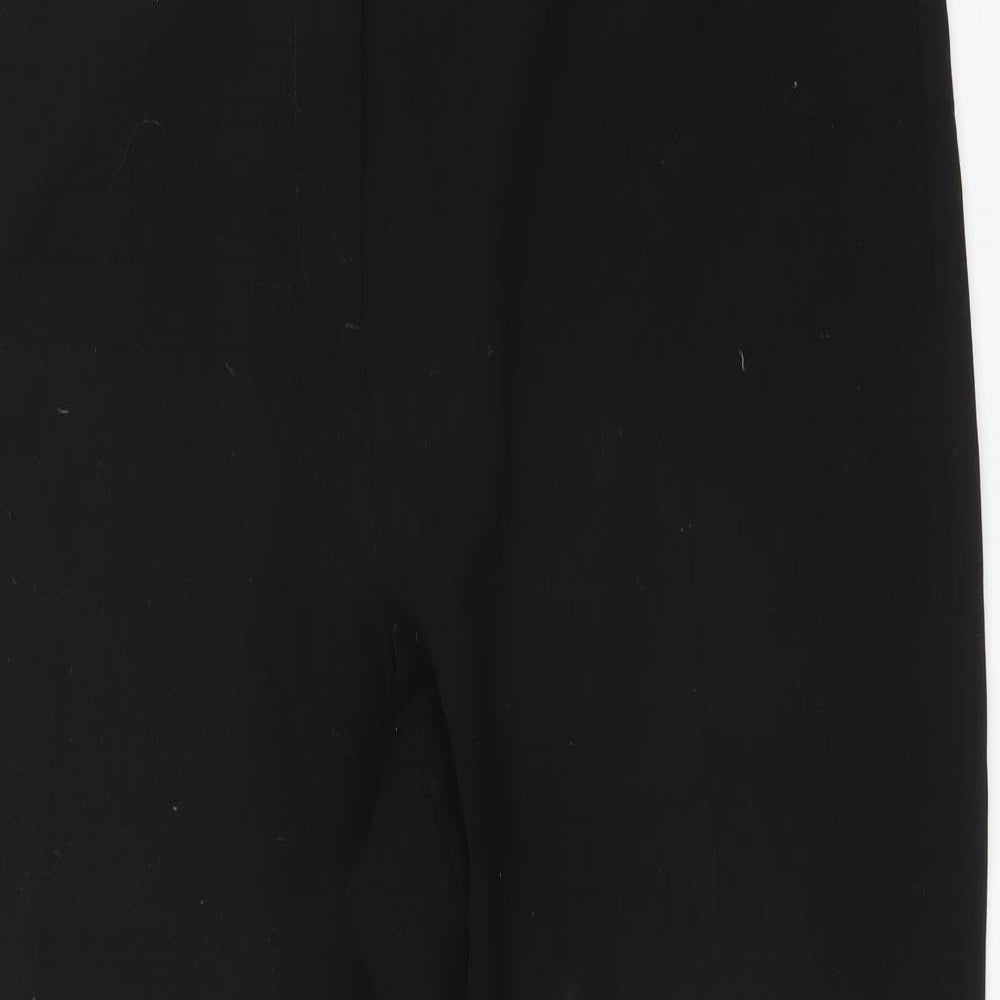 M&S Womens Black   Trousers  Size 18 L28 in