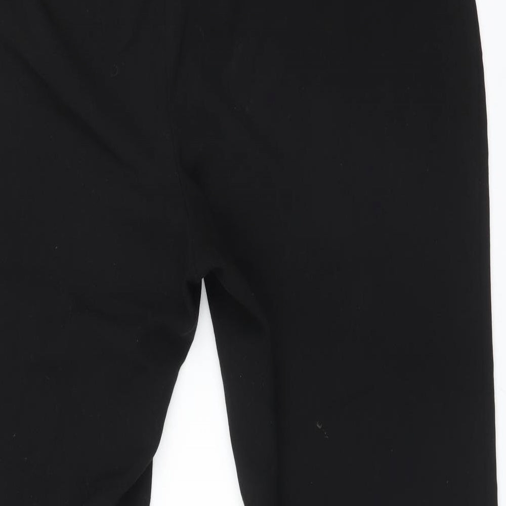 M&S Womens Black   Trousers  Size 18 L28 in