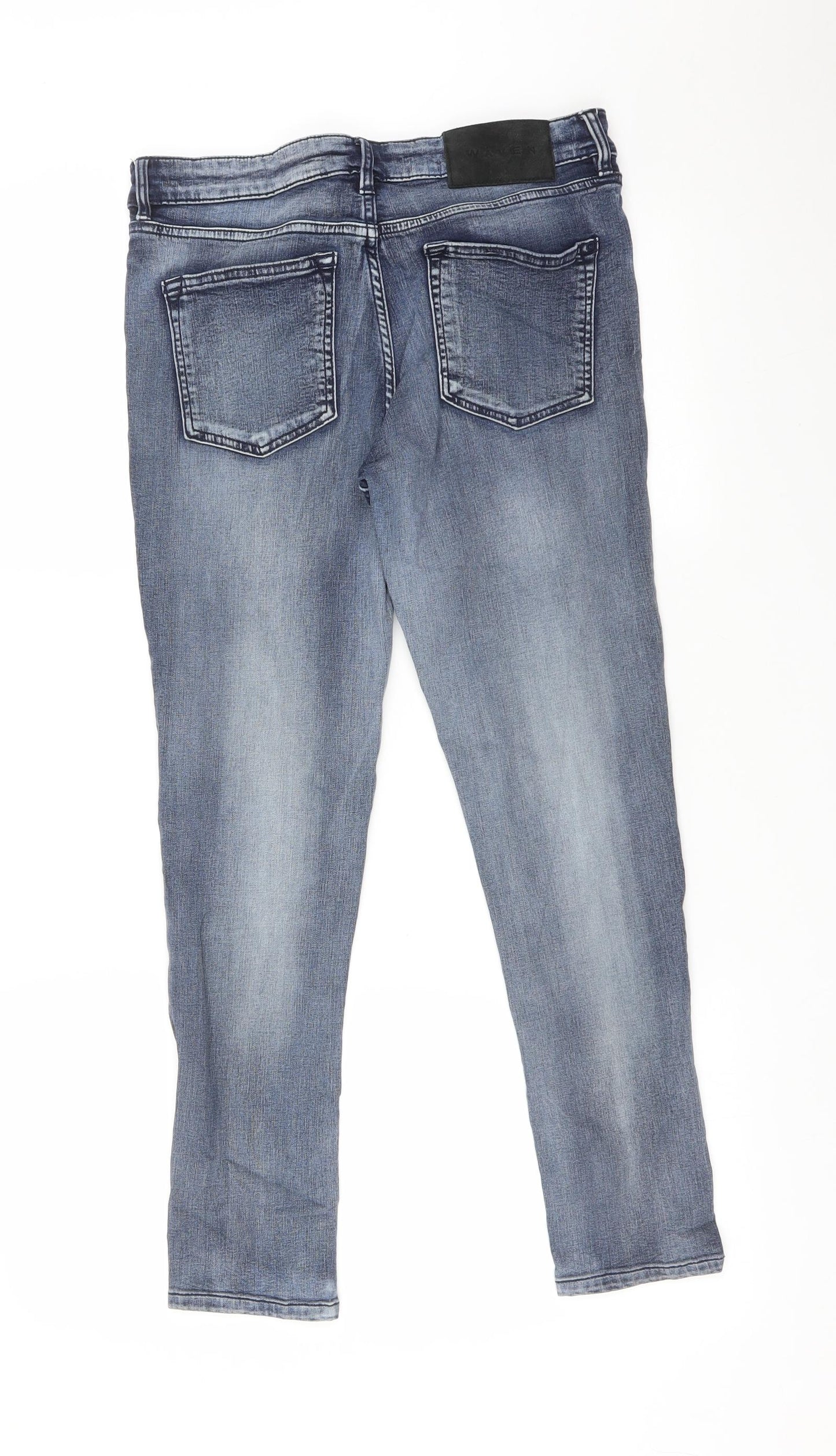 WAVEN Womens Blue   Skinny Jeans Size 12 L26 in