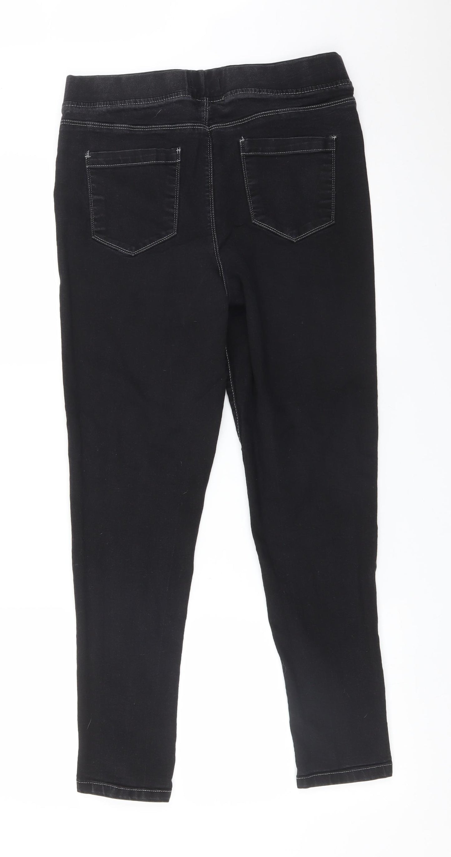 M&Co Womens Black   Skinny Jeans Size 12 L27 in