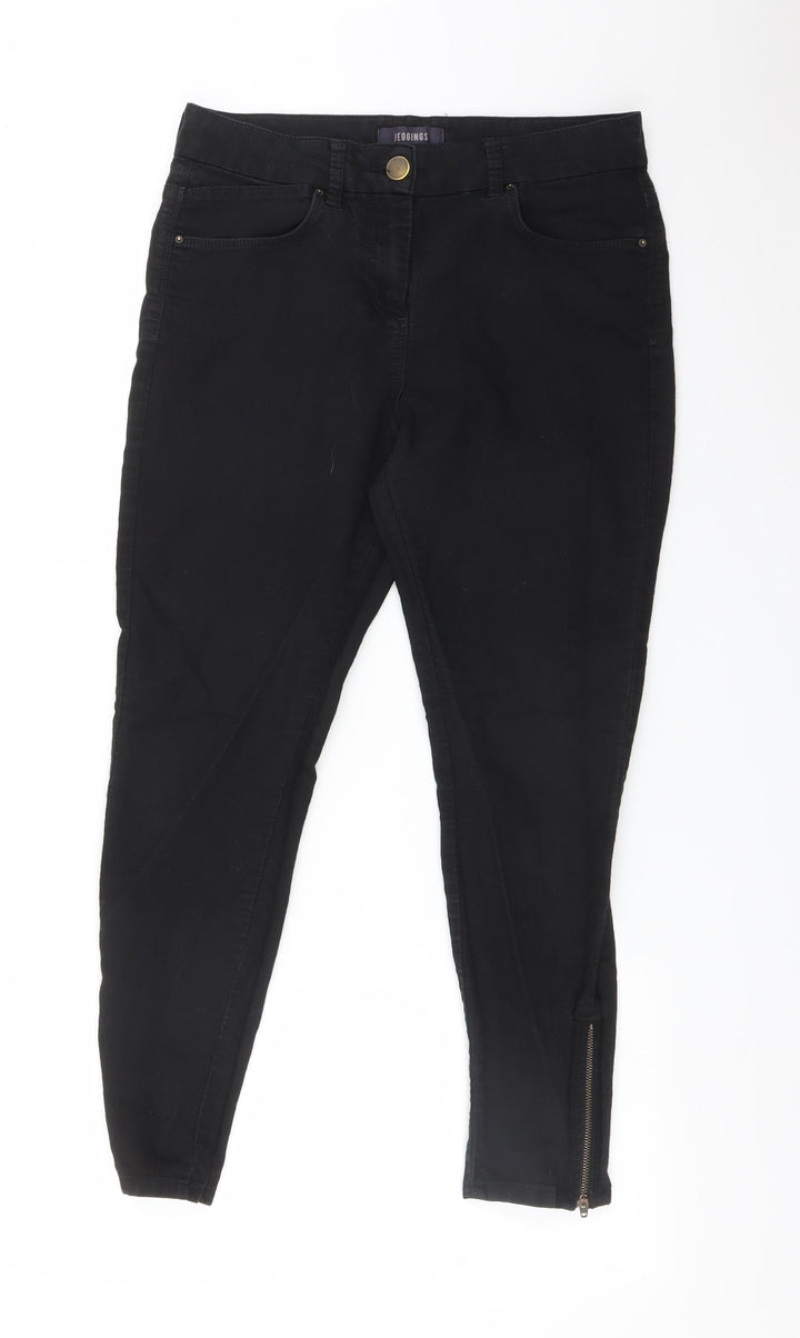 M&S Womens Black Jegging Jeans Size 12 L26 in