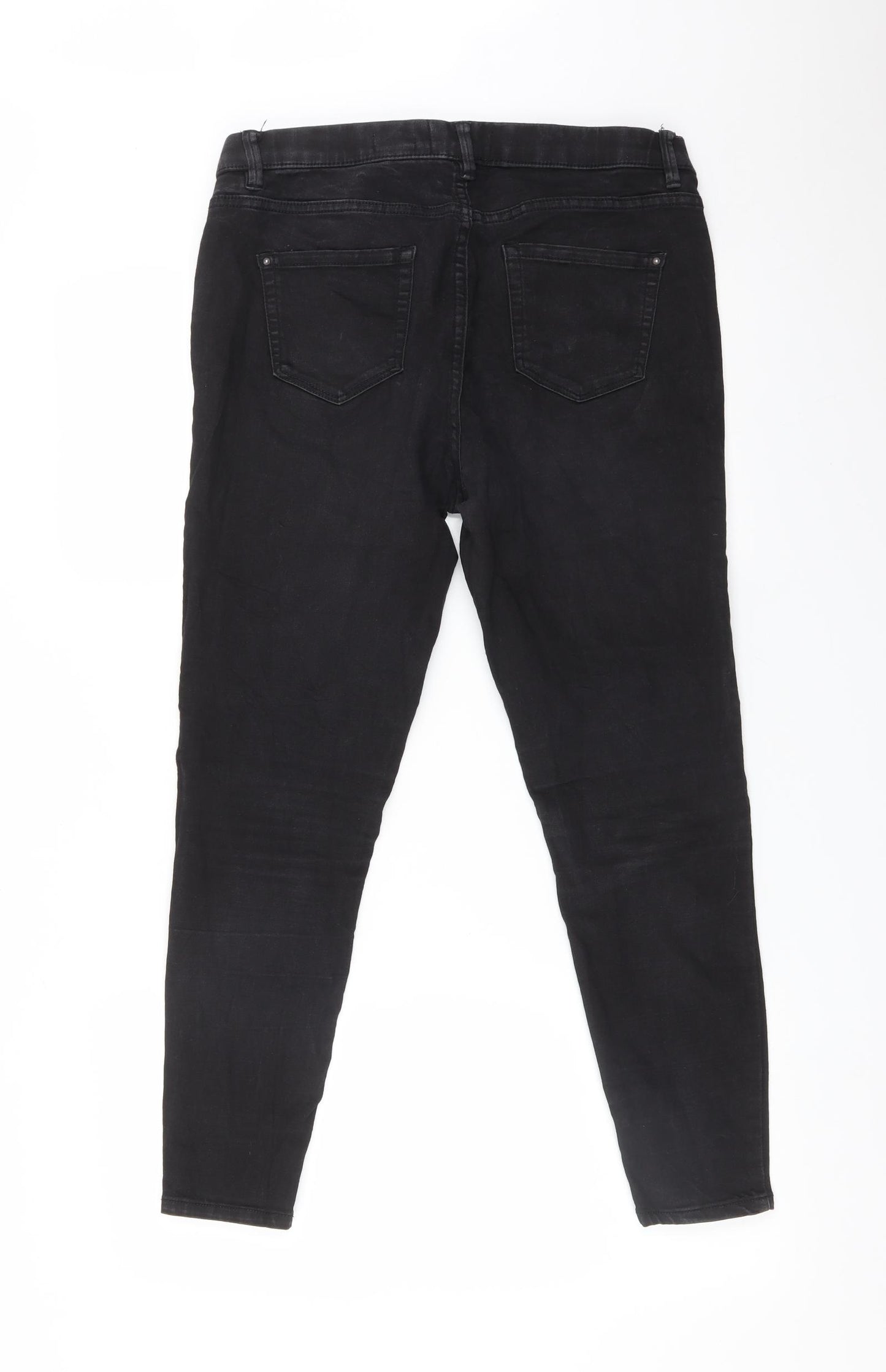 New Look Womens Black   Jegging Jeans Size 14 L26 in