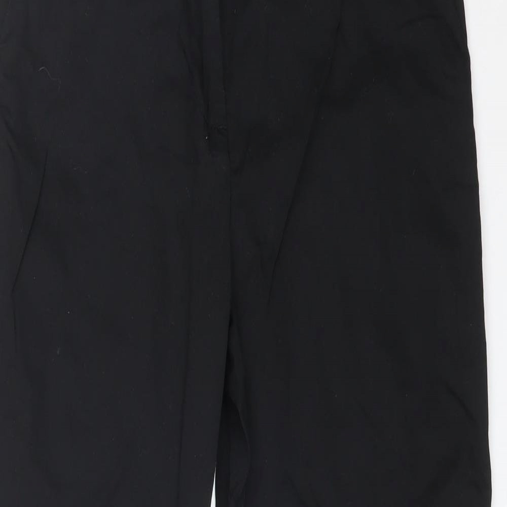 M&S Womens Black   Trousers  Size 12 L25 in