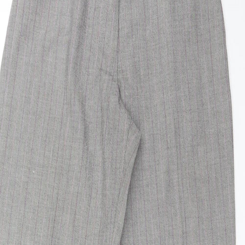 M&S Womens Multicoloured Check  Dress Pants Trousers Size 10 L30 in
