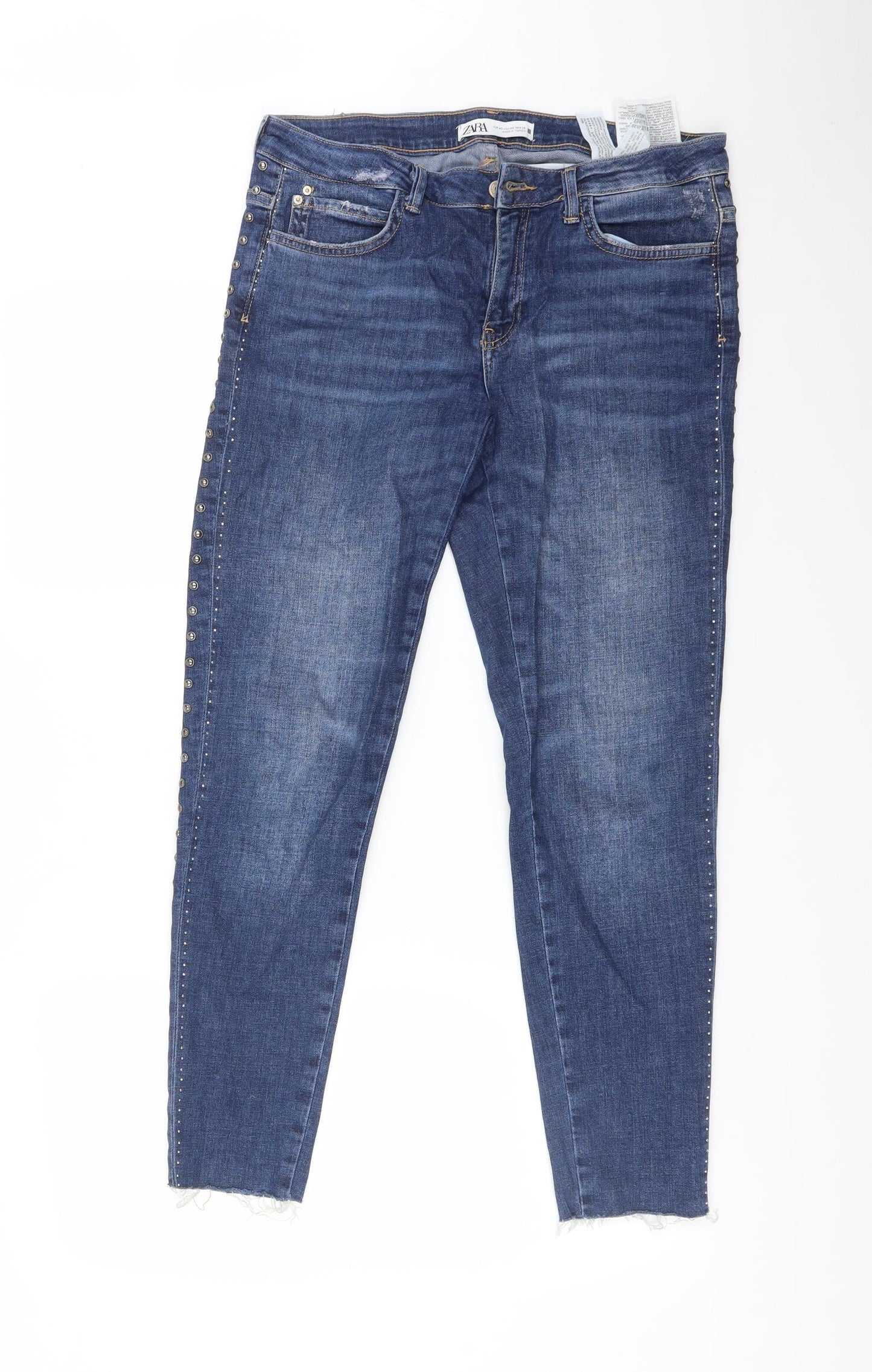Zara Womens Blue   Skinny Jeans Size 12 L28 in