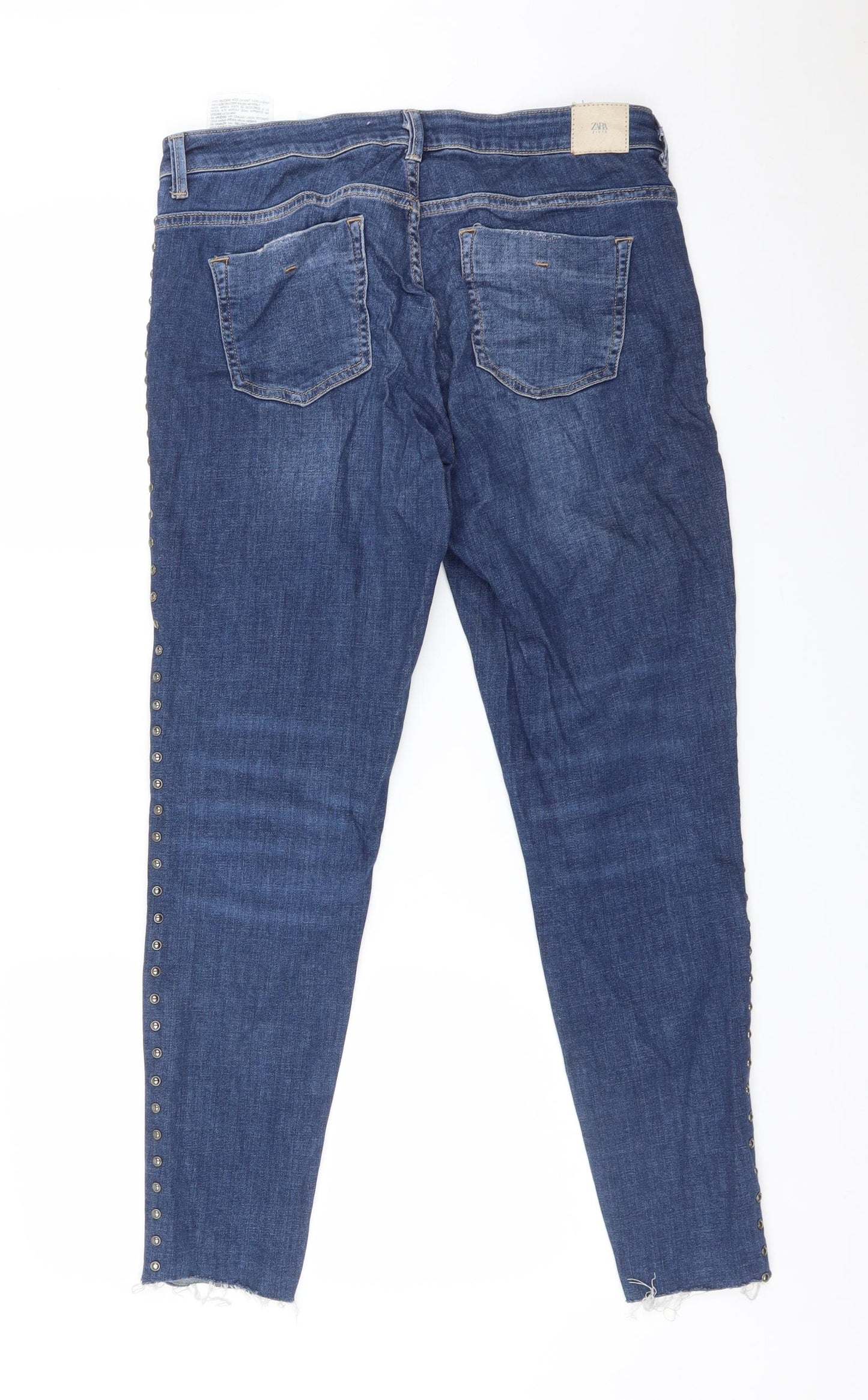 Zara Womens Blue   Skinny Jeans Size 12 L28 in