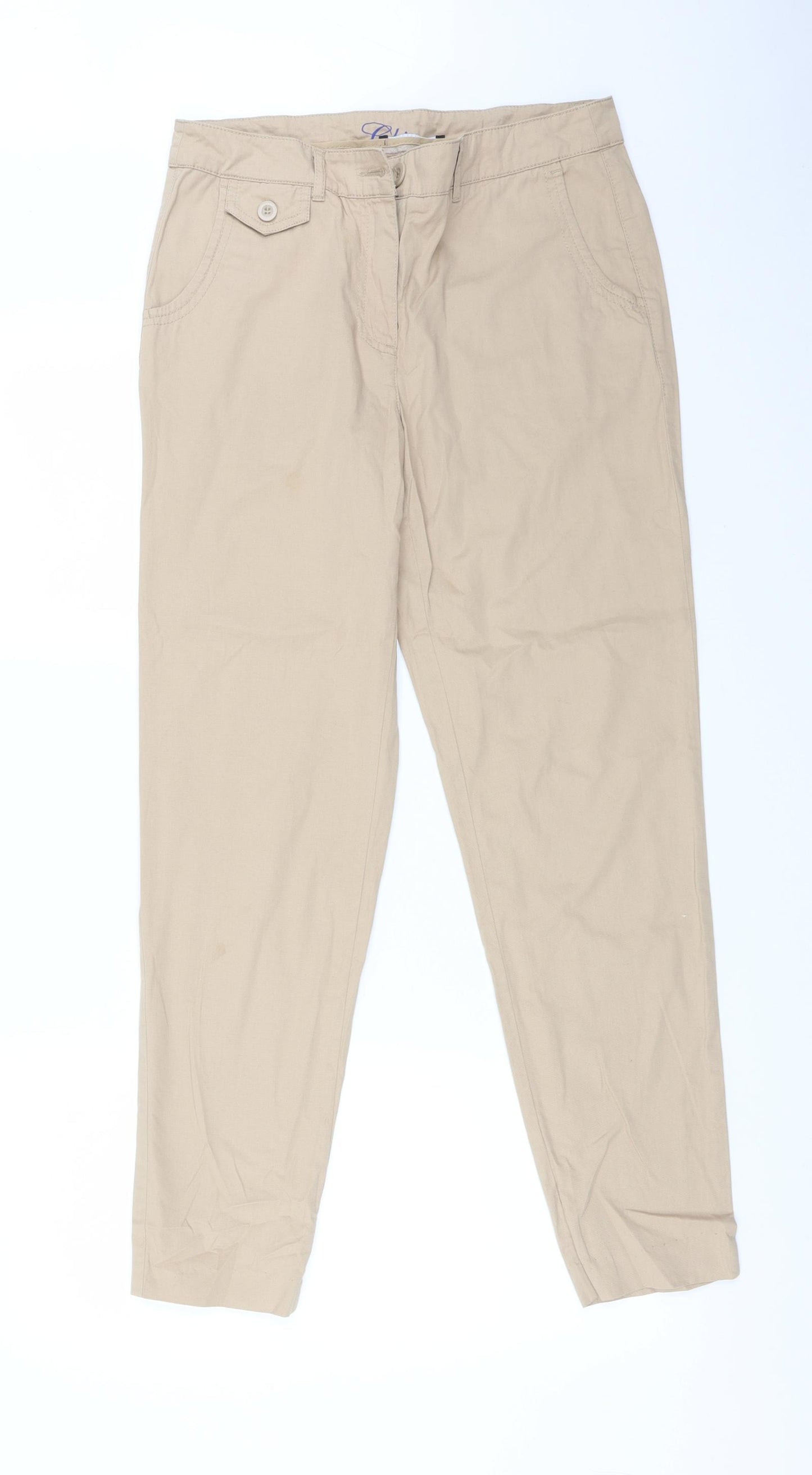 George Womens Brown   Chino Trousers Size 10 L29 in