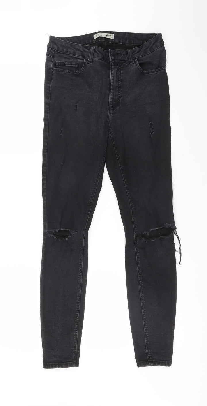 DENIM CO Womens Black Skinny Jeans Size 10 L29 in