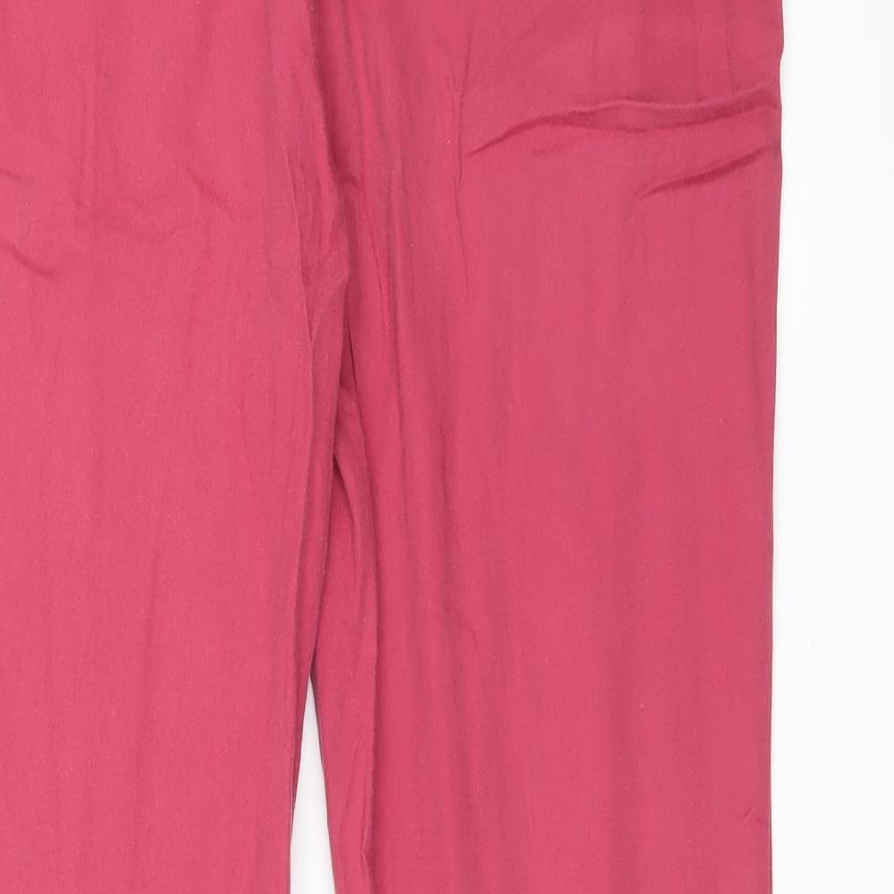 Atmosphere Womens Pink   Chino Trousers Size 10 L25 in