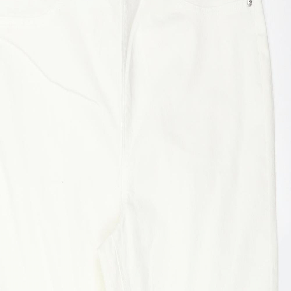 Papaya Womens White   Jegging Jeans Size 12 L21 in