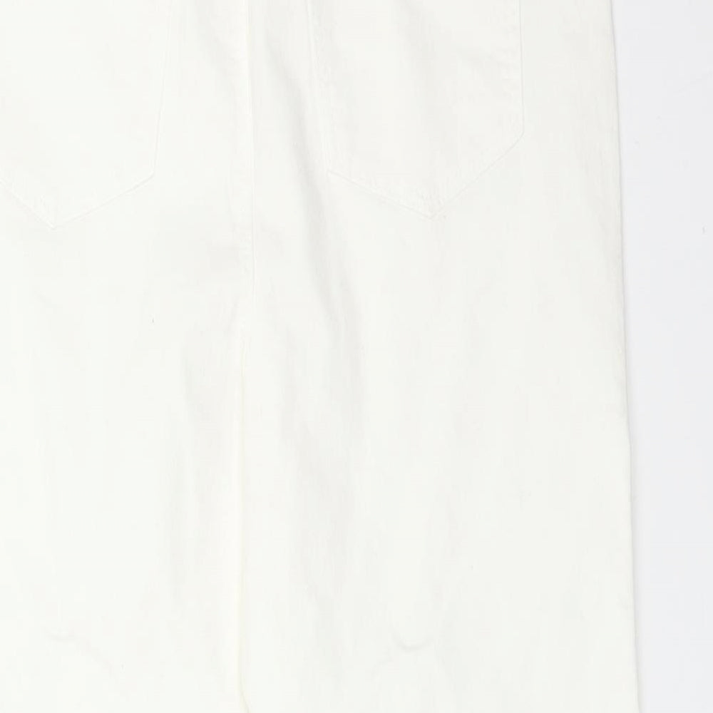 Papaya Womens White   Jegging Jeans Size 12 L21 in