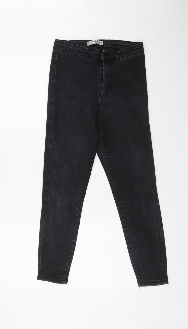 DENIM CO Womens Black Skinny Jeans Size 10 L25 in