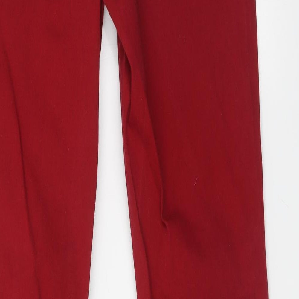 Oasis Womens Red   Skinny Jeans Size 8 L31 in