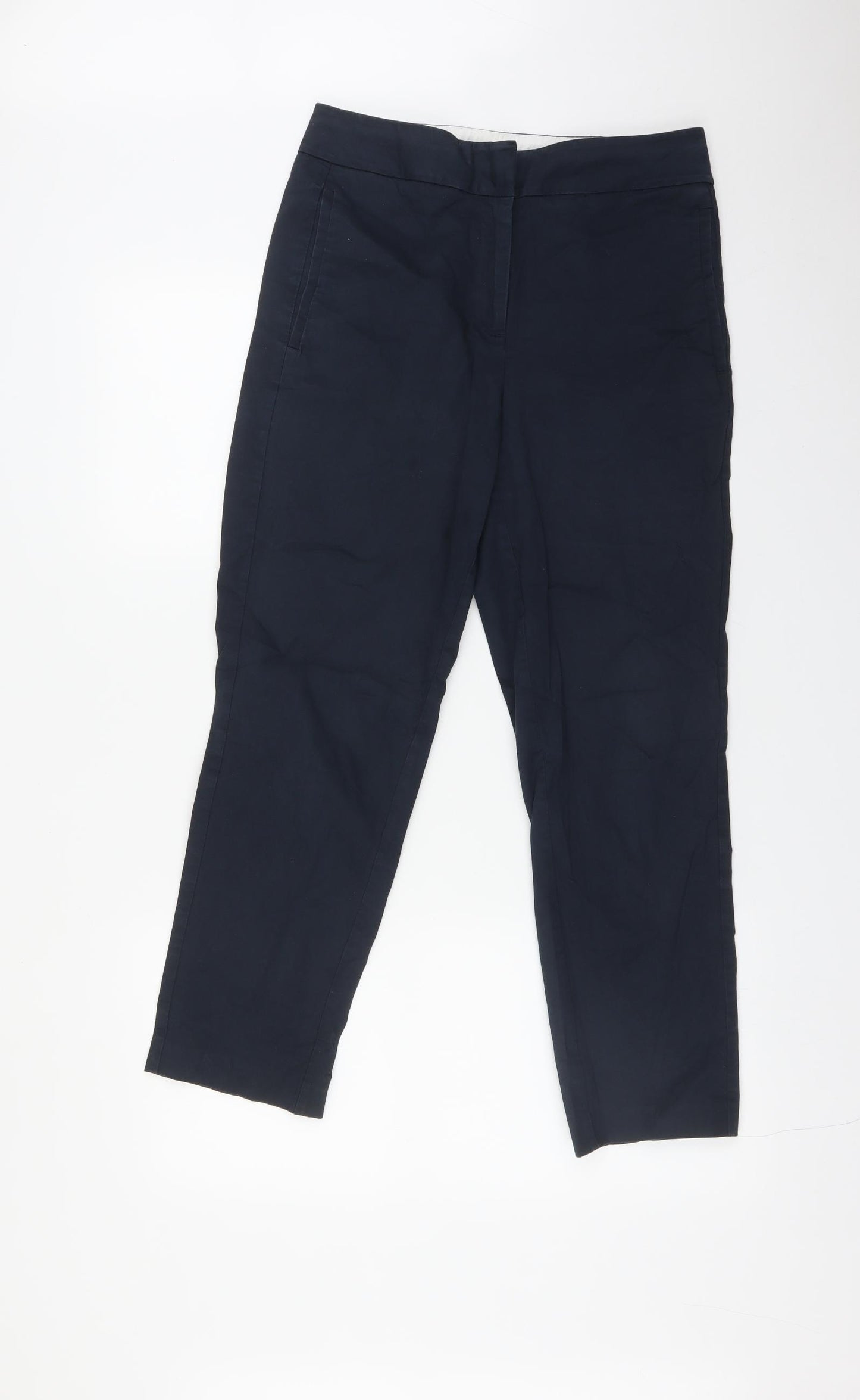 M&S Womens Blue   Trousers  Size 8 L25 in