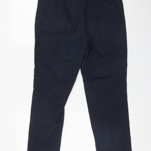 M&S Womens Blue   Trousers  Size 8 L25 in