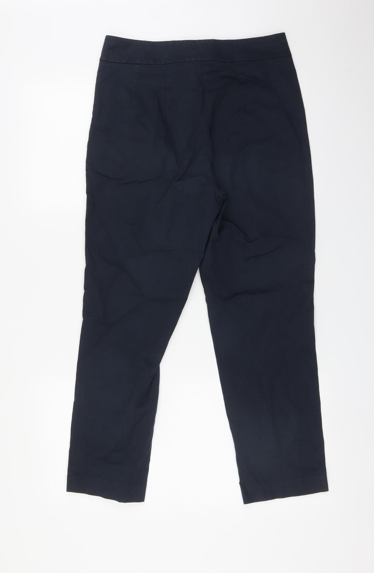 M&S Womens Blue   Trousers  Size 8 L25 in