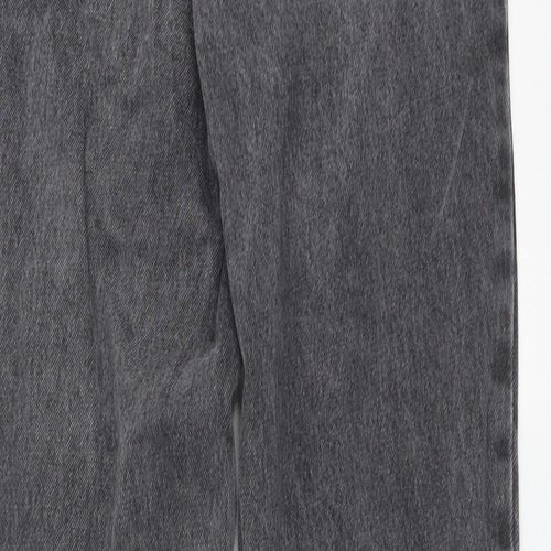 Topshop Womens Grey   Mom Jeans Size 26 L36 in