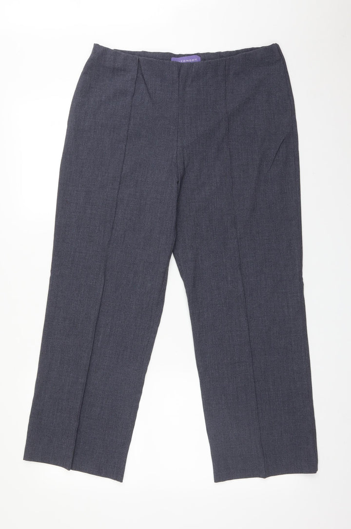 Autonomy Womens Blue Trousers Size 14 L27 in