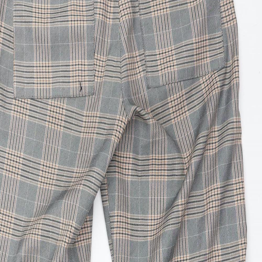 ASOS Womens Multicoloured Check  Trousers  Size 8 L26 in