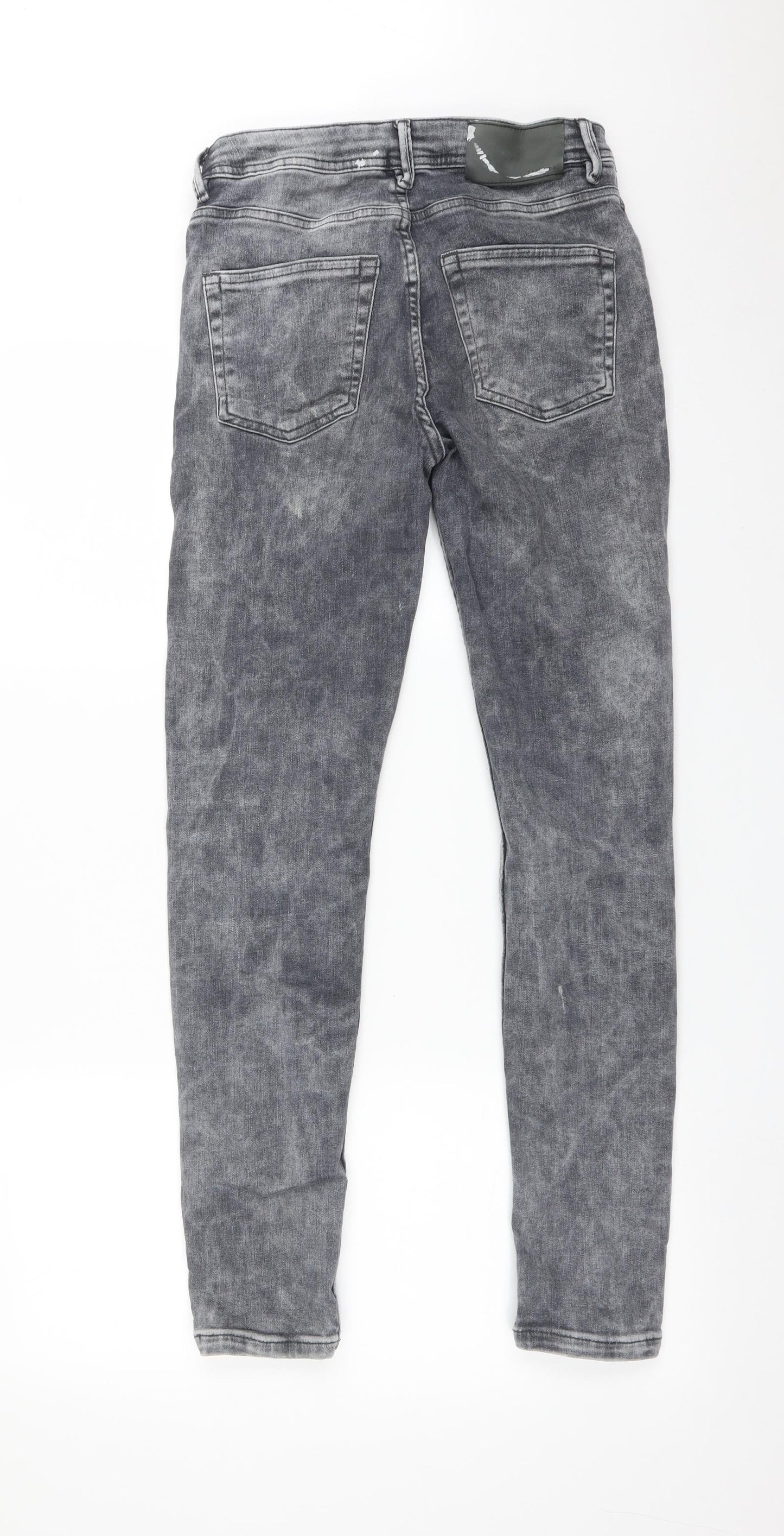 DENIM CO Womens Grey   Skinny Jeans Size 28 L30 in