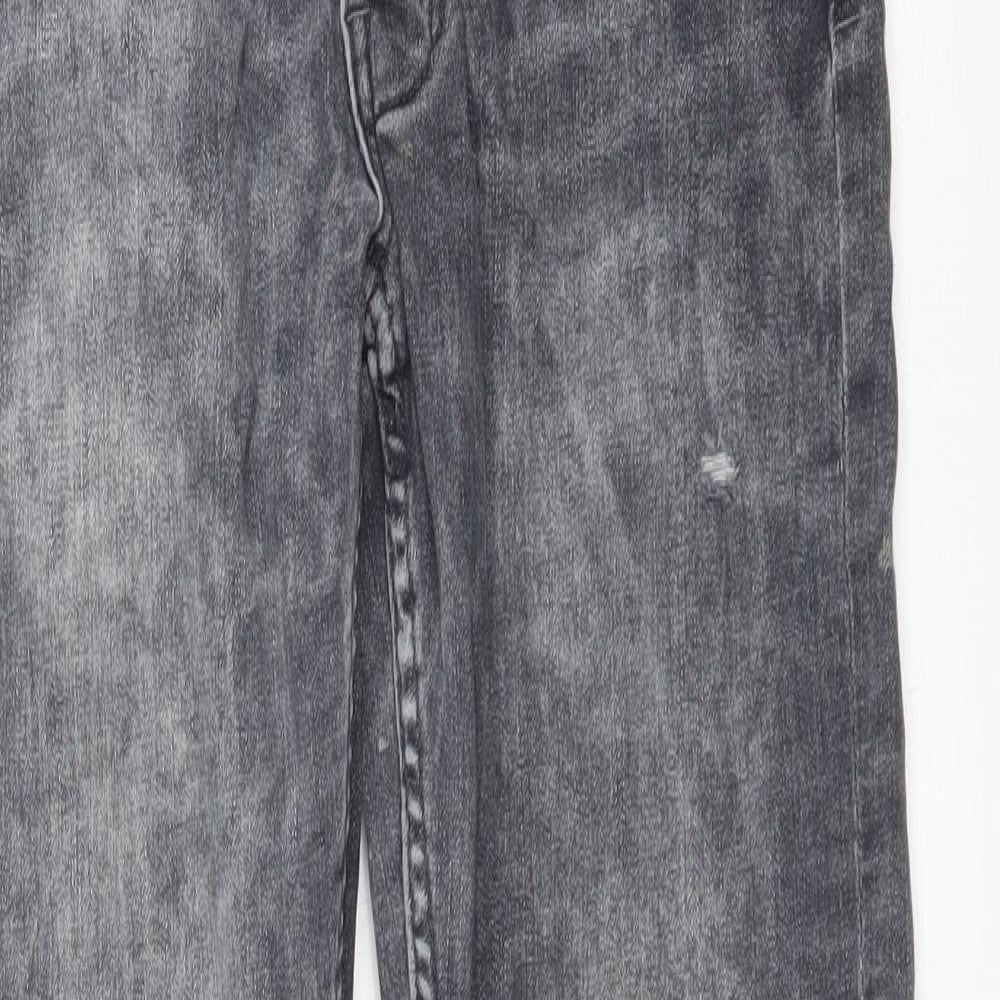 DENIM CO Womens Grey   Skinny Jeans Size 28 L30 in