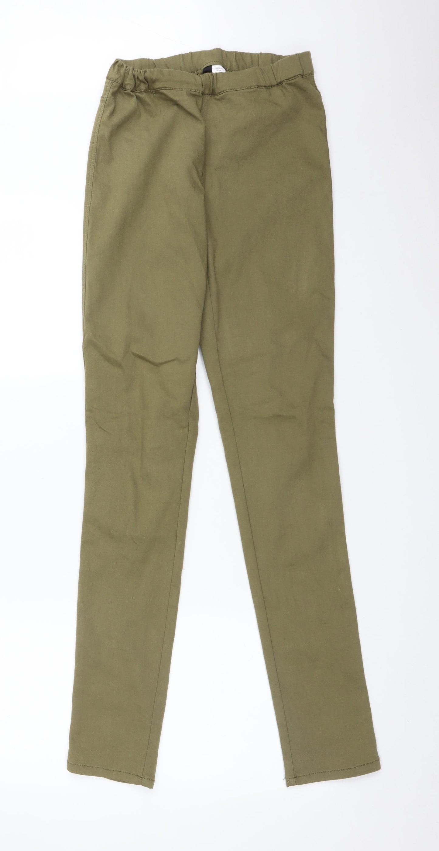 H&M Womens Green   Jegging Jeans Size 10 L32 in