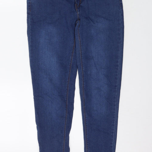 Denim Co. Womens Blue  Denim Skinny Jeans Size 10 L30 in