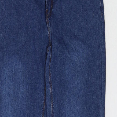 Denim Co. Womens Blue  Denim Skinny Jeans Size 10 L30 in