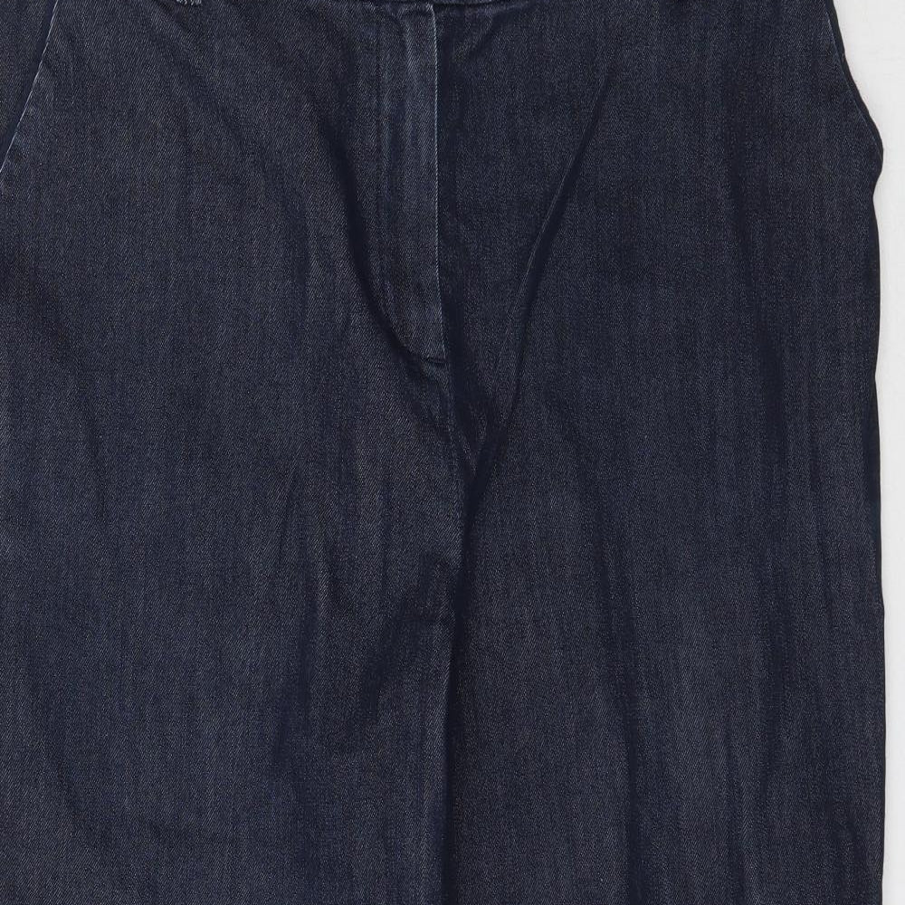 Marks and Spencer Womens Blue   Tapered Jeans Size 14 L23 in