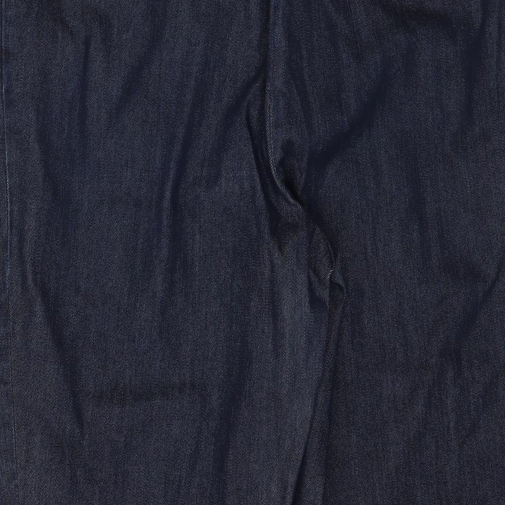 Marks and Spencer Womens Blue   Tapered Jeans Size 14 L23 in
