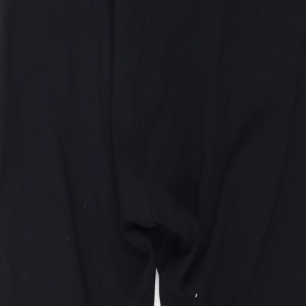 Topshop Womens Black   Trousers  Size 10 L26 in - Tie front