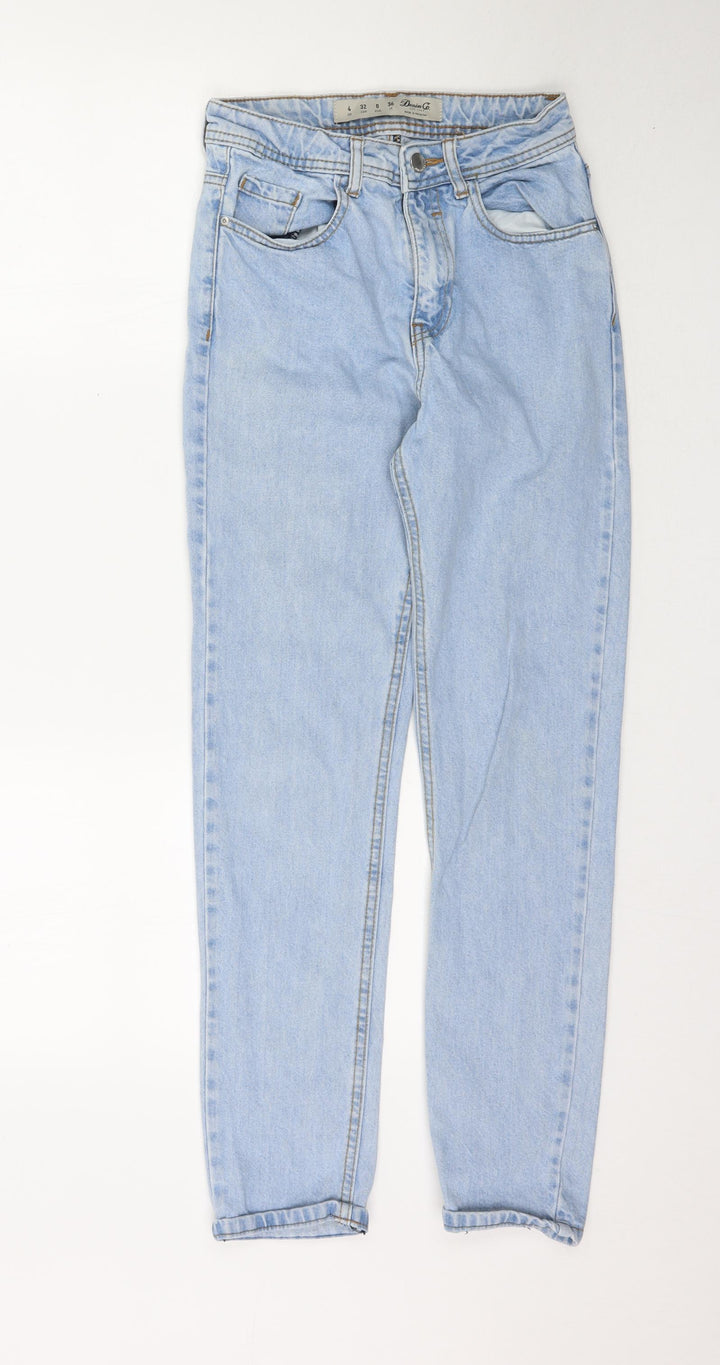 Denim Co. Womens Blue Denim Skinny Jeans Size 4 L28 in