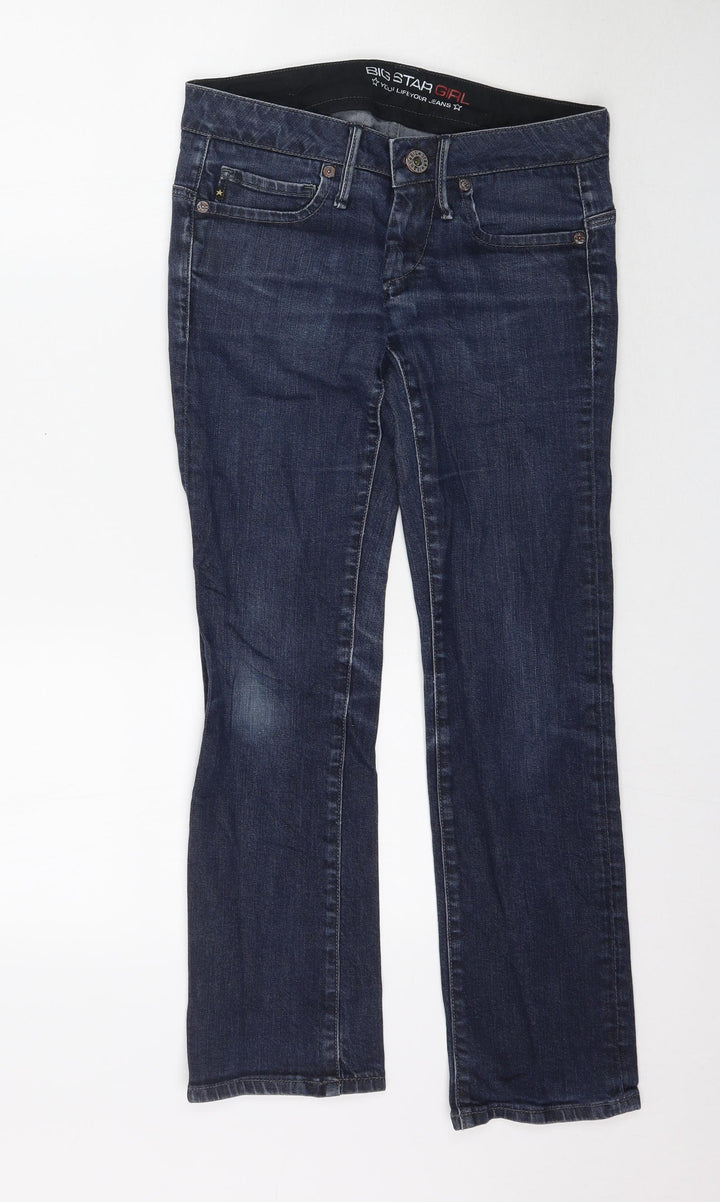 Big Star Girl Womens Blue  Denim Skinny Jeans Size 27 in L30 in
