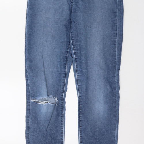 &Denim Womens Blue  Denim Skinny Jeans Size 31 L32 in