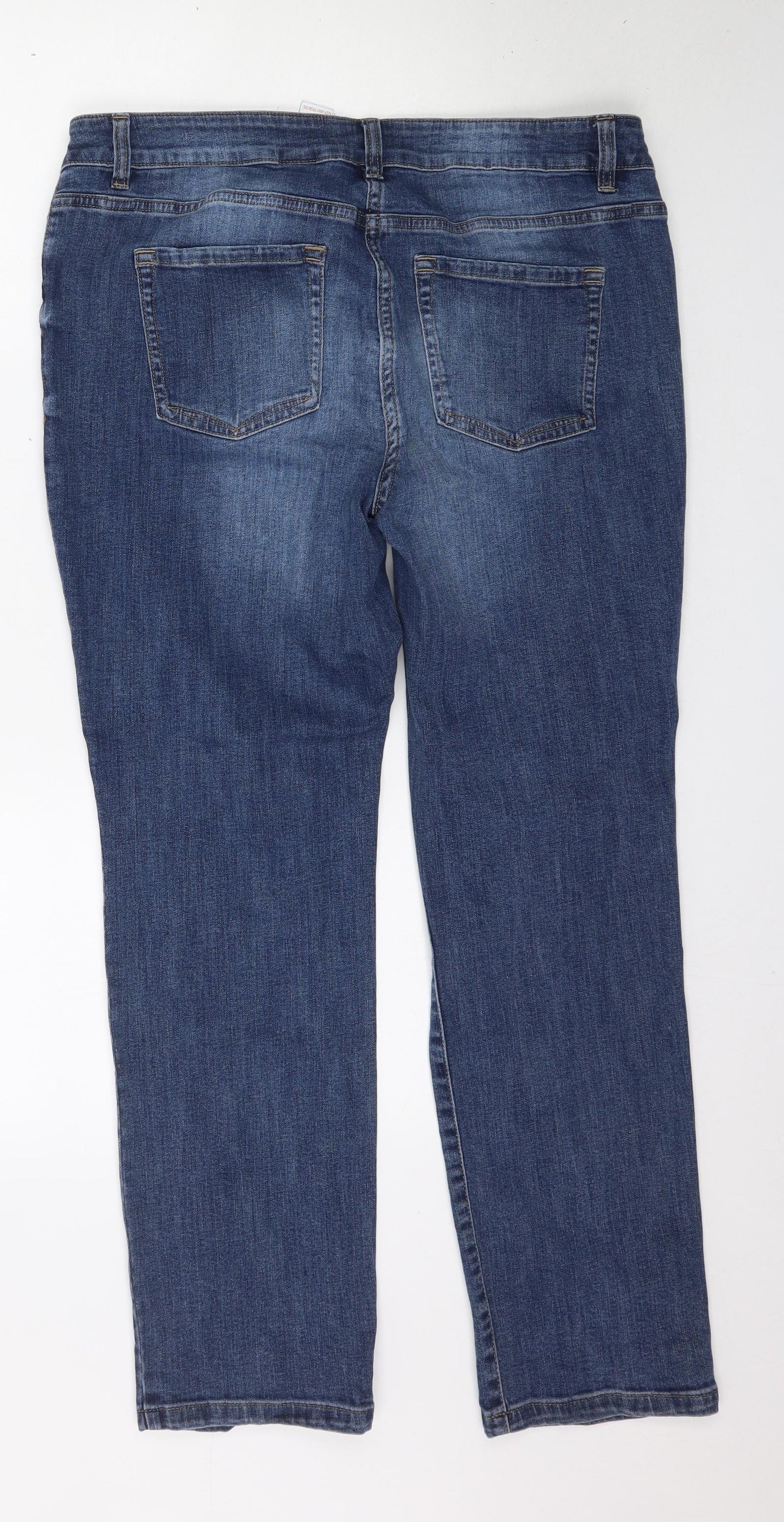 NEXT Womens Blue  Denim Skinny Jeans Size 18 L29 in