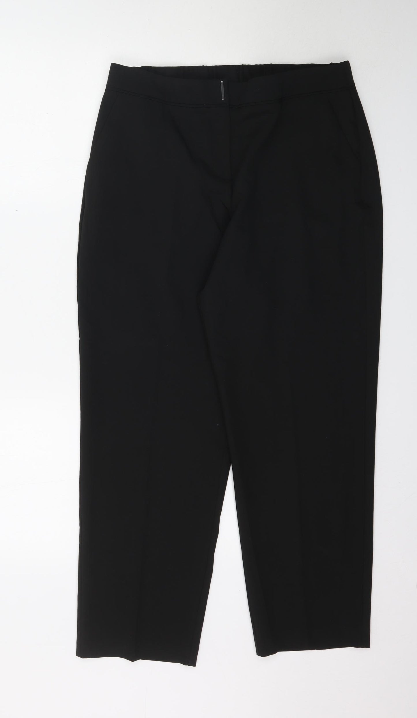 Magi Womens Black   Trousers  Size 16 L27 in