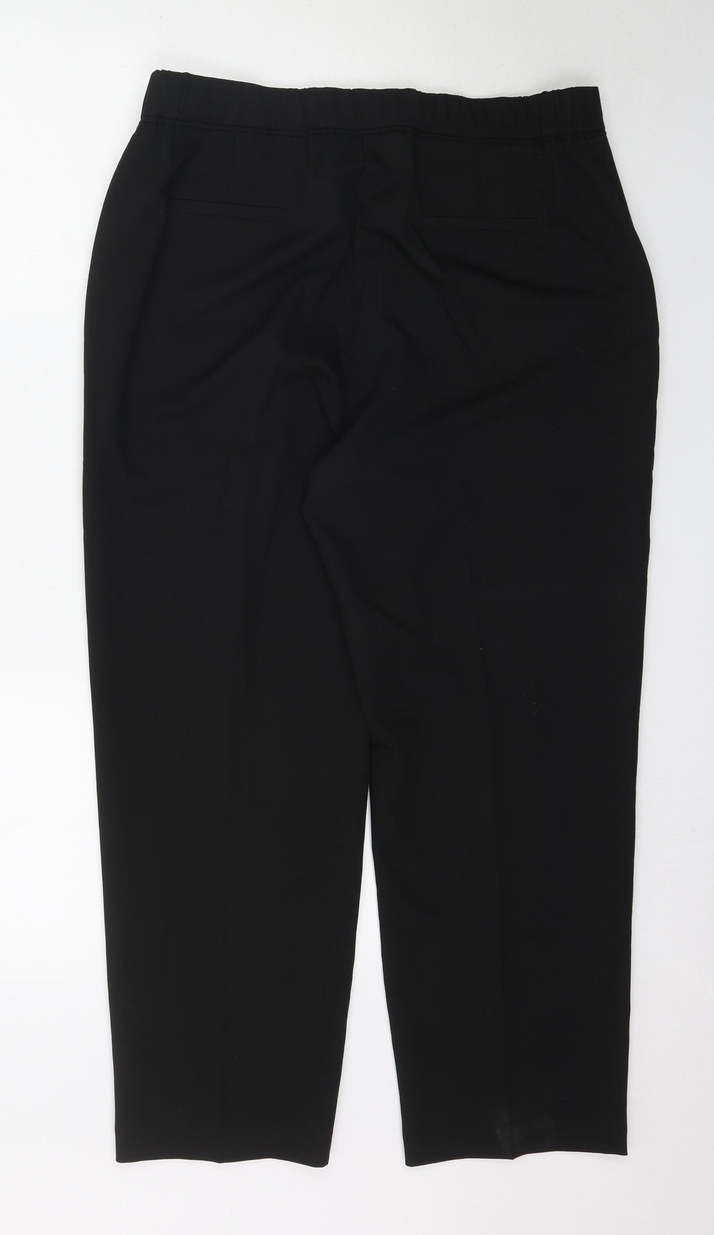 Magi Womens Black   Trousers  Size 16 L27 in
