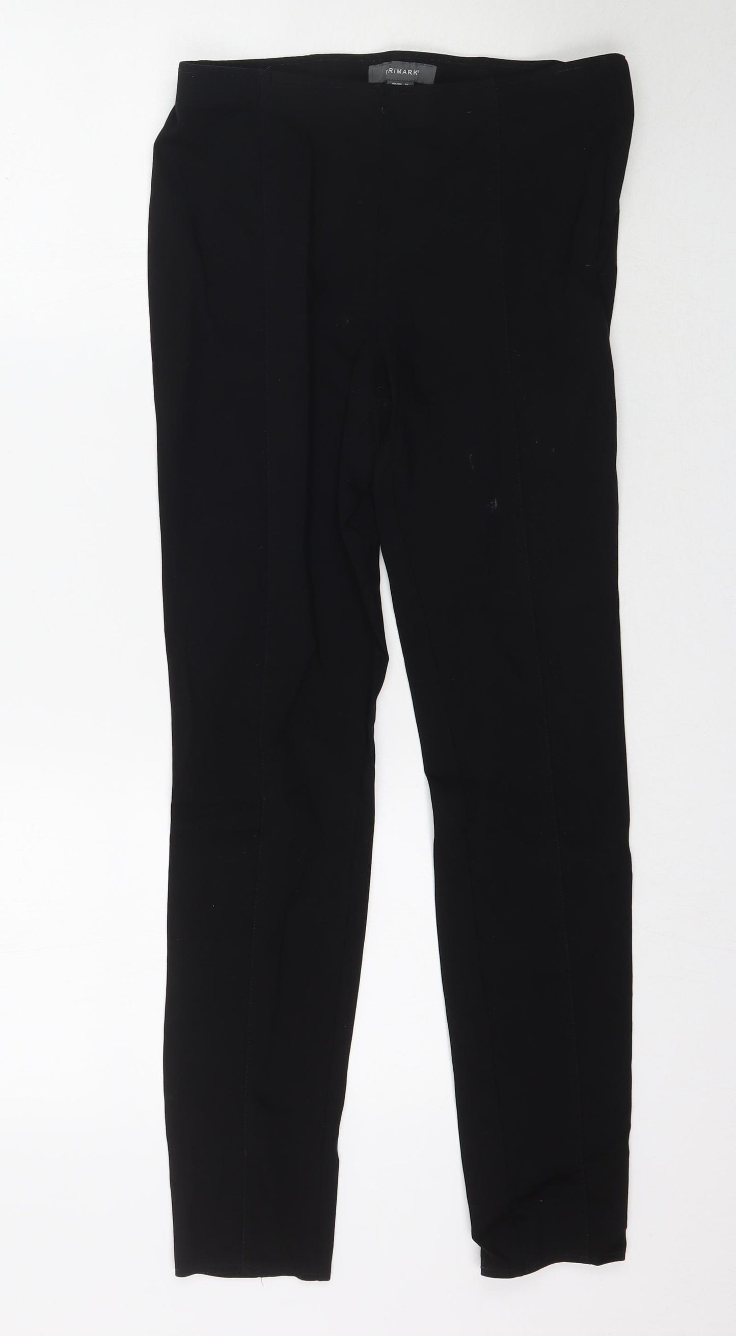 Primark Womens Black   Trousers  Size 10 L28 in