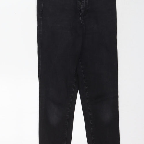Denim Co. Womens Black  Denim Skinny Jeans Size 10 L25 in