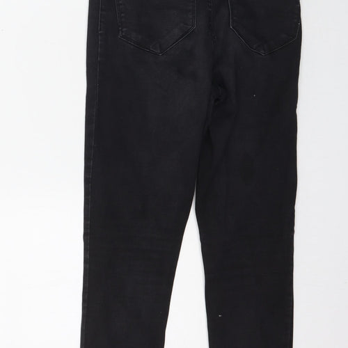 Denim Co. Womens Black  Denim Skinny Jeans Size 10 L25 in