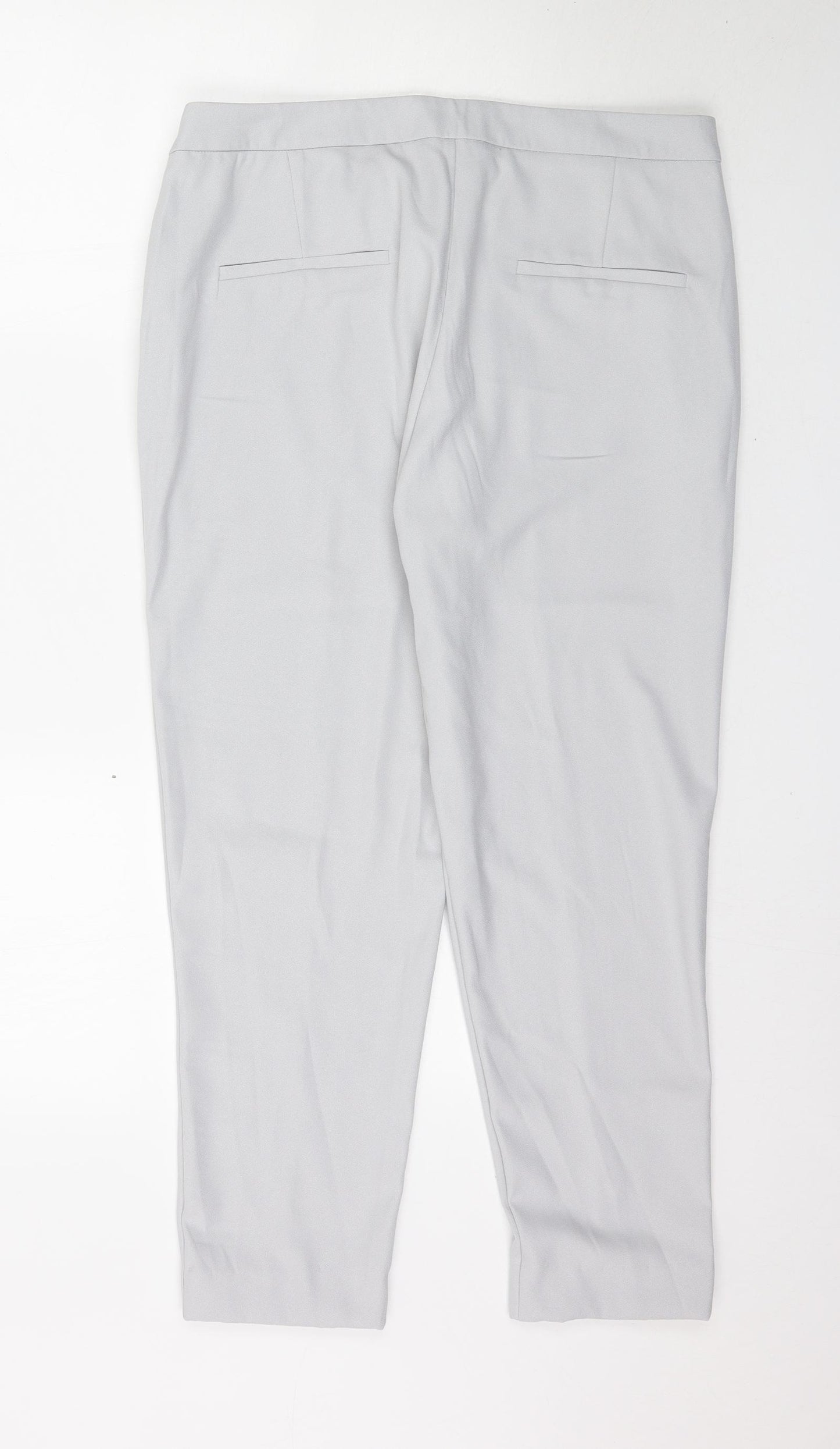 Preworn Womens Grey   Trousers  Size L L26 in