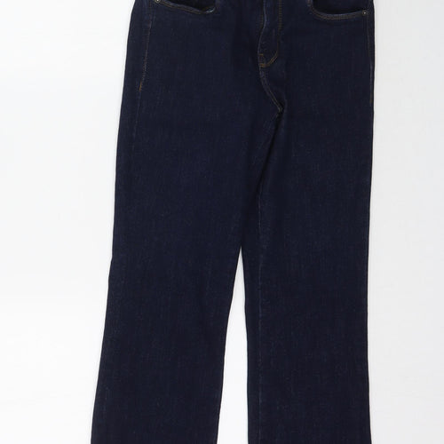 VERO MODA Womens Blue  Denim Flared Jeans Size 26 L25 in - Kick flare