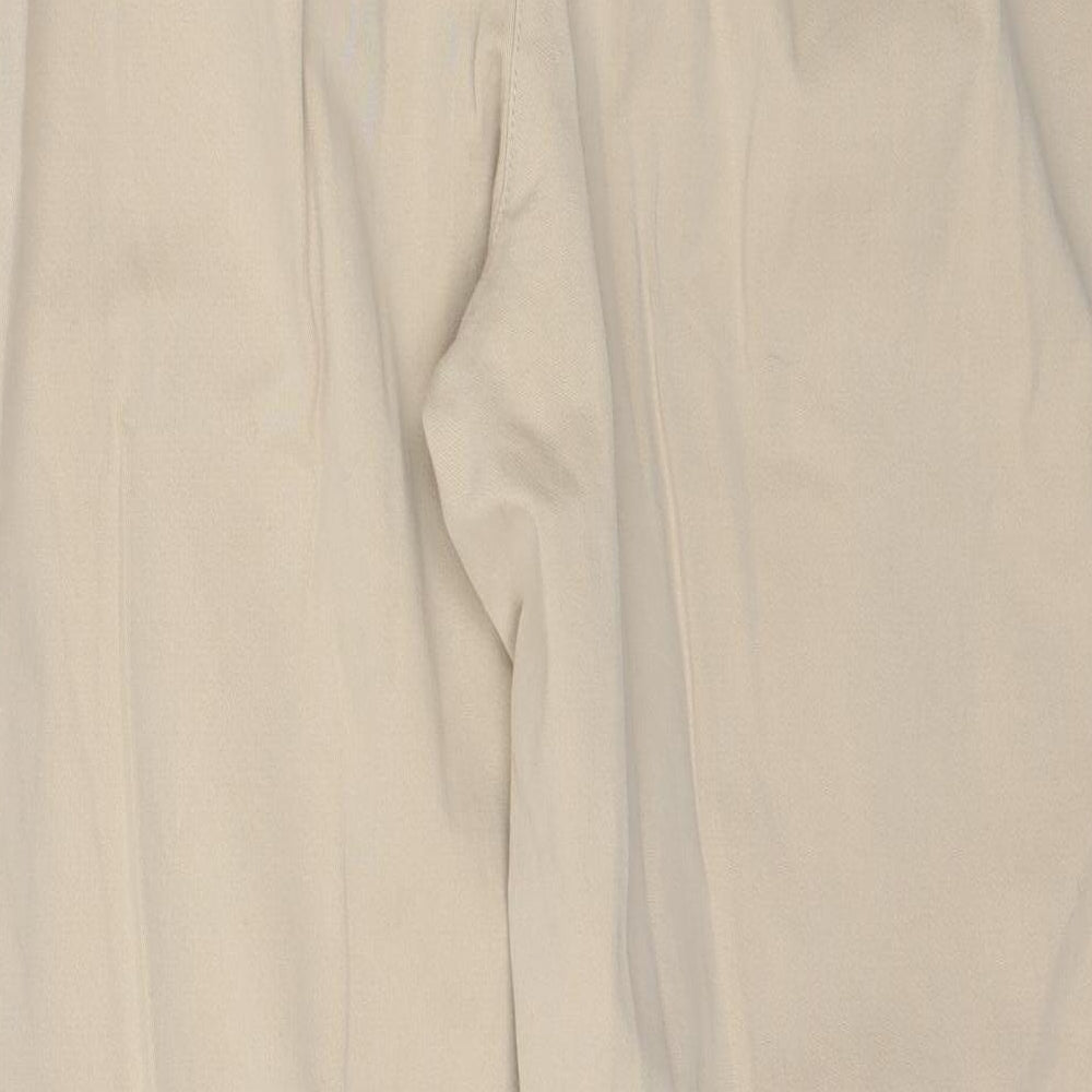 Papaya Womens Beige   Trousers  Size 14 L28 in