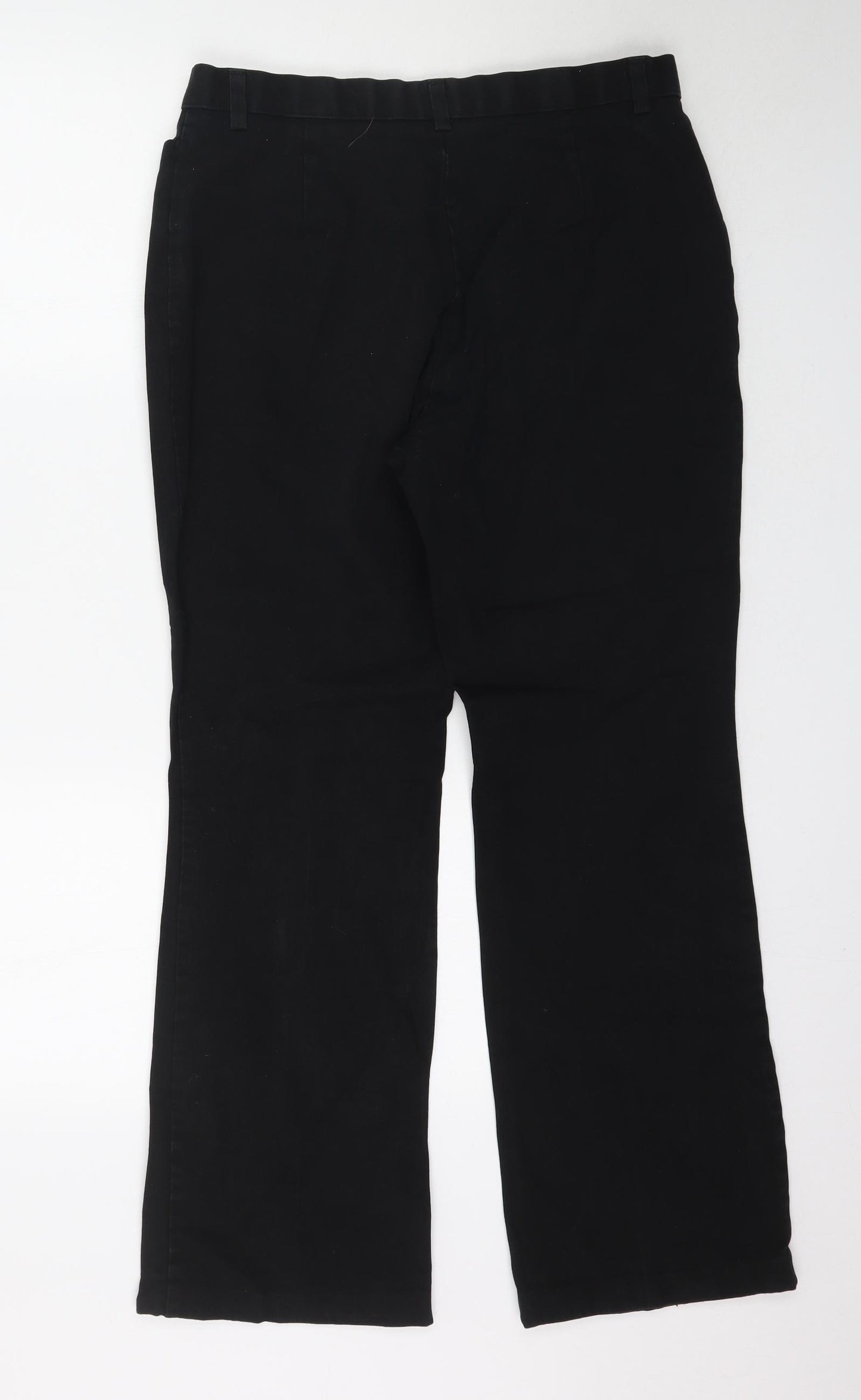 Marks and Spencer Womens Black   Trousers  Size 16 L30 in